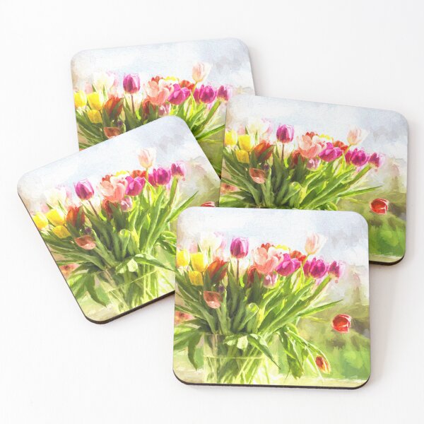 Item preview, Colorful tulips designed and sold by Photopat.
