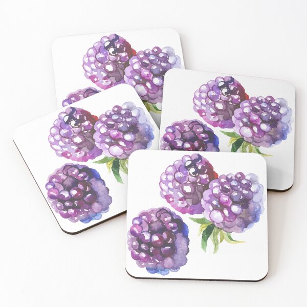 Item preview, Blackberries Watercolor Painting designed and sold by LittleMiran.