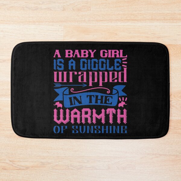 Item preview, A Baby Girl Is A Giggle Wrapped In The Warmth Of Sunshine designed and sold by GoodVibeDesign.