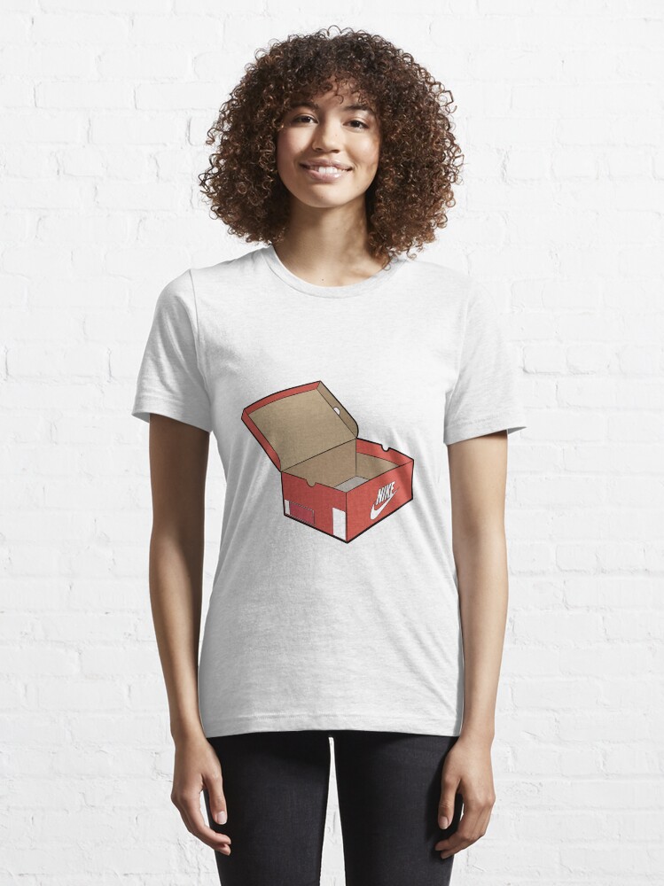 Alternate view of Orange shoe box logo Essential T-Shirt