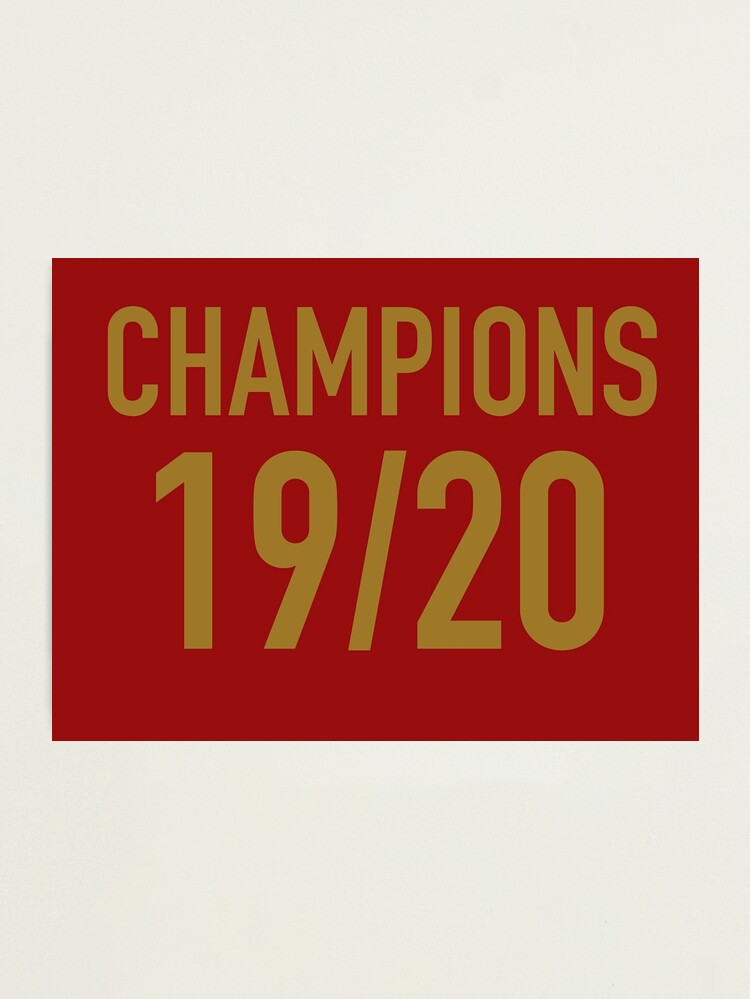 Liverpool Champions 19/20