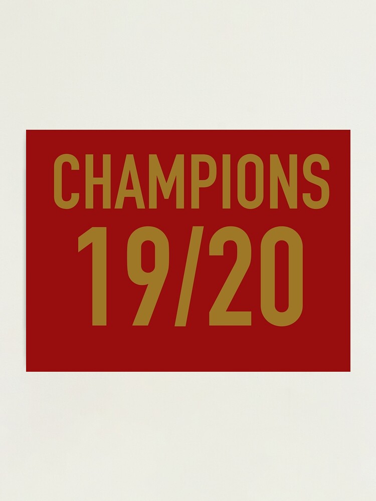 Liverpool 19/20プレミアリーグ優勝　フォトフレーム 今すぐ発売：LFCリテールのプレミアリーグチャンピオン
