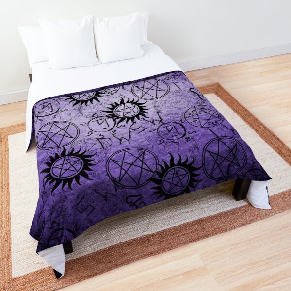 Supernatural Purple Comforter