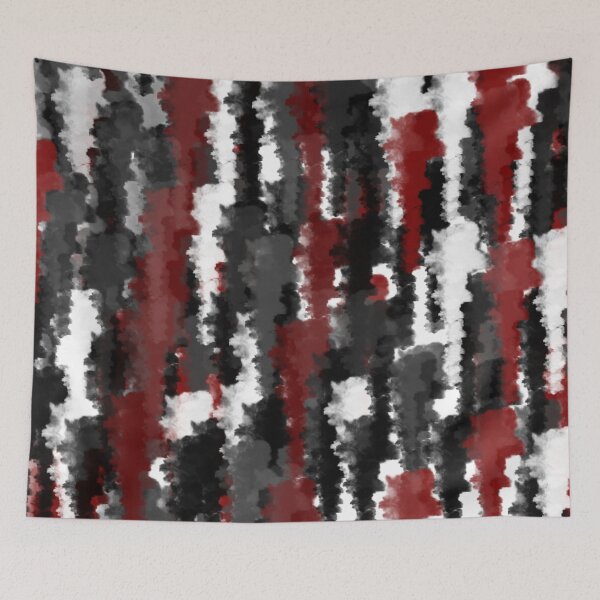 Item preview, Red Black and White Painting designed and sold by Malha Malha.