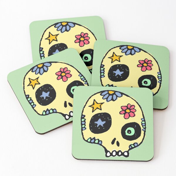 Item preview, Flower Skull designed and sold by arttochoke.