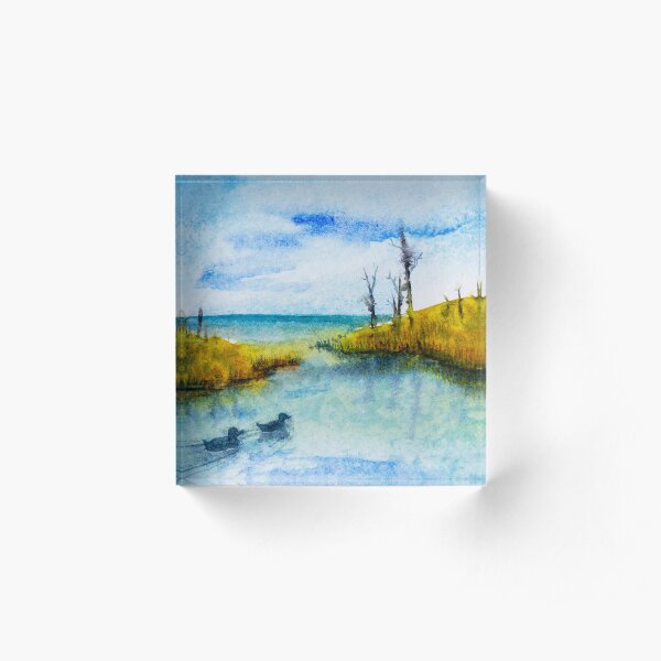 Watercolor 11 Acrylic Block