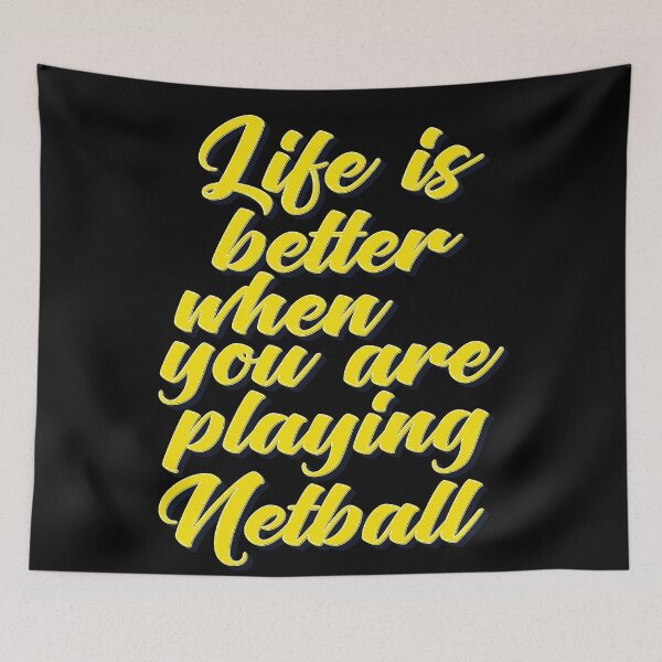 Item preview, Life Is Better When You Are Playing Netball  designed and sold by ProjectX23.