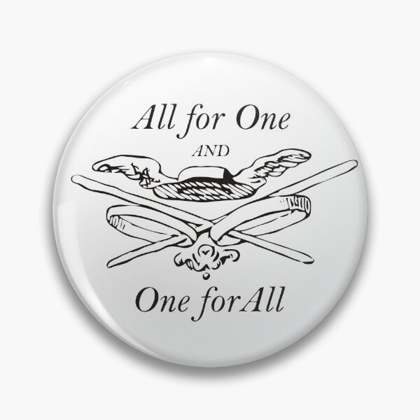 Item preview, All for One and One for All - The Three Musketeers - Alexandre Dumas designed and sold by Vintage-TM.