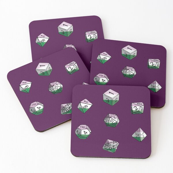 Item preview, Pride Dice Set: Gender Non-binary, Queer  designed and sold by Regan Crowley.