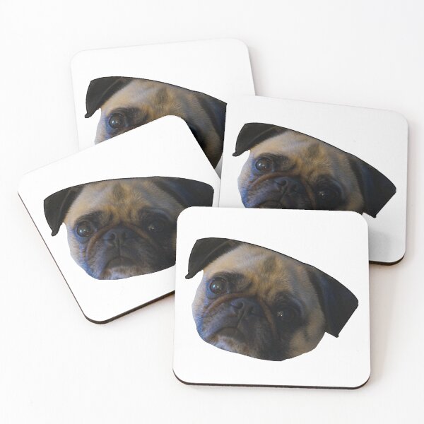 Item preview, Pug Head Tilt designed and sold by ashleymanheim.