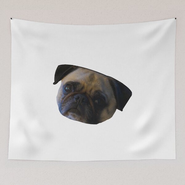 Item preview, Pug Head Tilt designed and sold by ashleymanheim.