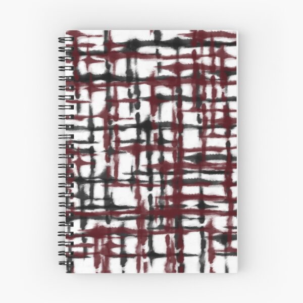 Item preview, Red and Black Tie and Dye Ink pattern  designed and sold by Malha Malha.
