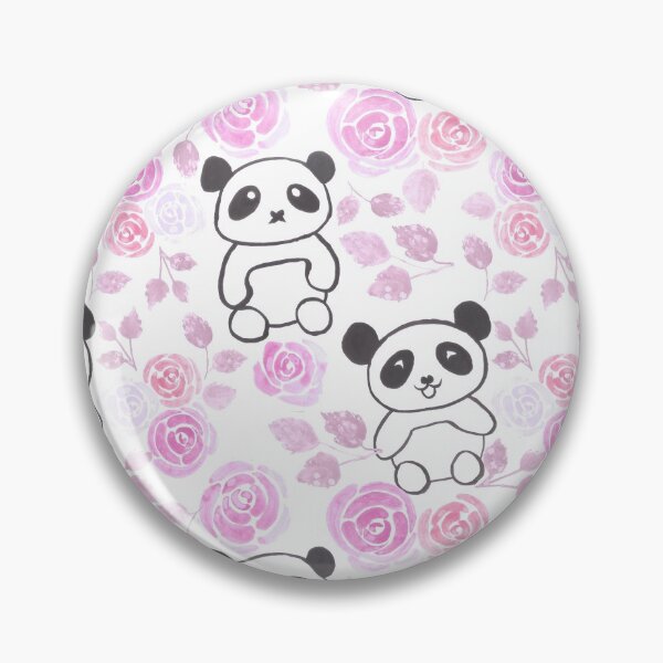 Item preview, Pandas and pink roses  designed and sold by Shawlin Islam.