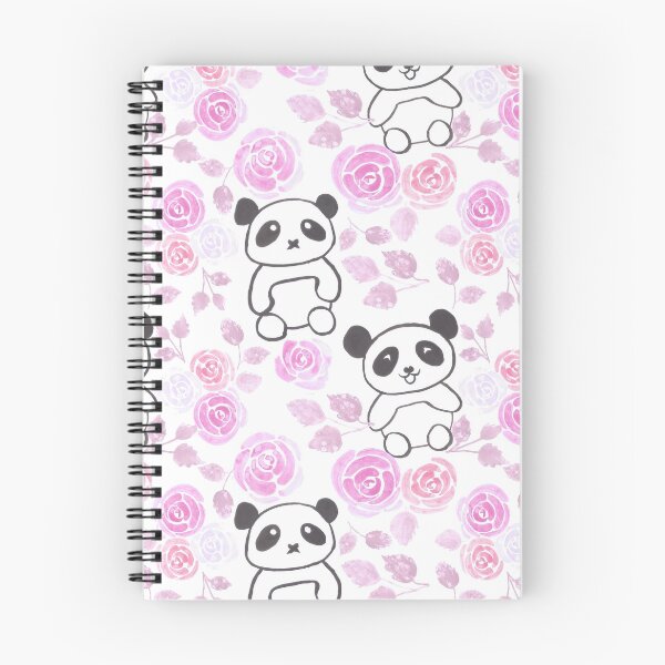 Item preview, Pandas and pink roses  designed and sold by Shawlin Islam.