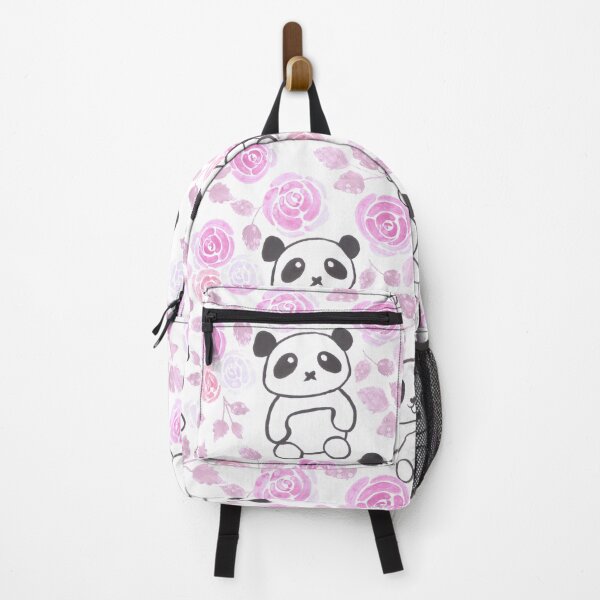 Item preview, Pandas and pink roses designed and sold by Shawlin Islam.