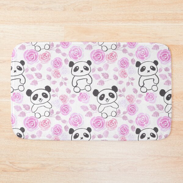 Item preview, Pandas and pink roses  designed and sold by Shawlin Islam.