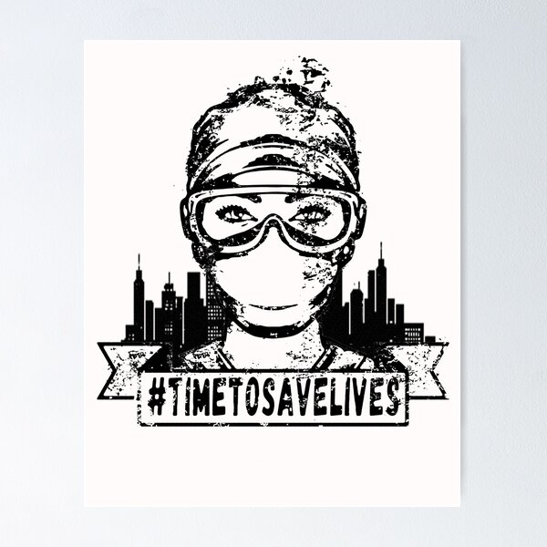Item preview, Nurse #timetosavelives v2 designed and sold by popsANDmeme.