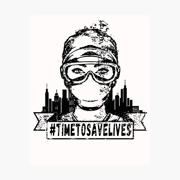Item preview, Nurse #timetosavelives v2 designed and sold by popsANDmeme.