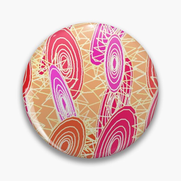 Item preview, "Vinyl Jazz" abstract - orange, fuchsia, pink designed and sold by Marymarice.