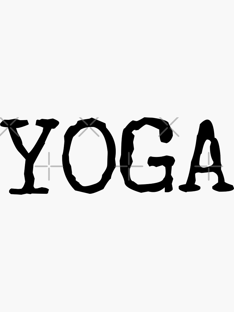Yoga symbol | Sticker