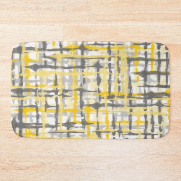 Item preview, Awesome Yellow and Grey Ink lines Painting  designed and sold by Malha Malha.