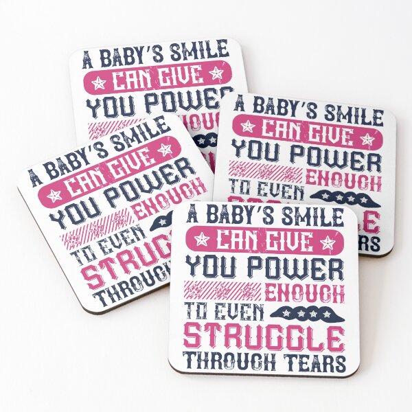 Item preview, A Baby’s Smile Can Give You Power Enough To Even Struggle Through Tears designed and sold by GoodVibeDesign.