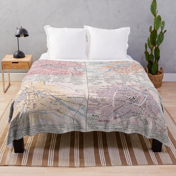 Item preview, Vintage Cities of Europe Map (1900) designed and sold by BravuraMedia.