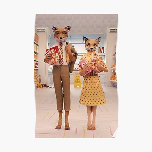 mr.fox couple Poster