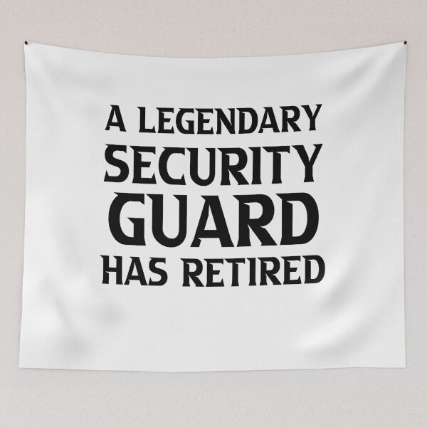 Item preview, A Legendary Security Guard Has Retired Retirement Party Gift Idea Retiring designed and sold by Andrea Lina.