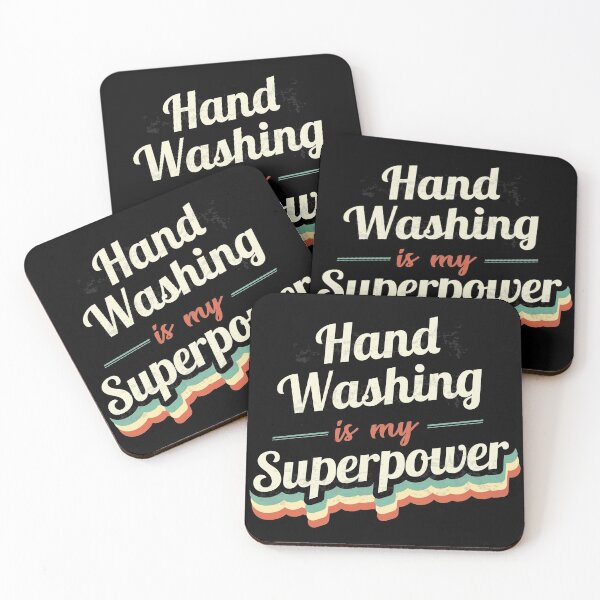 Item preview, Hand Washing is my Superpower  designed and sold by Custom365.