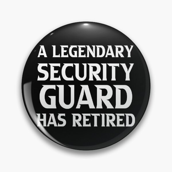 Item preview, A Legendary Security Guard Has Retired Retirement Party Gift Idea Retiring designed and sold by Andrea Lina.