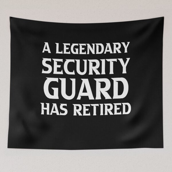 Item preview, A Legendary Security Guard Has Retired Retirement Party Gift Idea Retiring designed and sold by Andrea Lina.