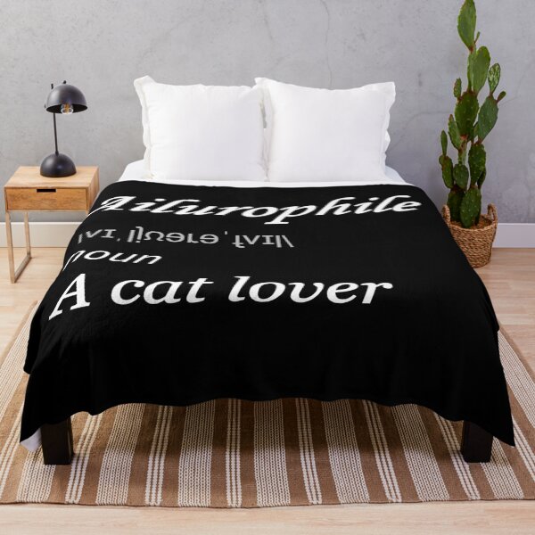 Item preview, Ailurophile definition cat lover for dark background designed and sold by Romy1398.