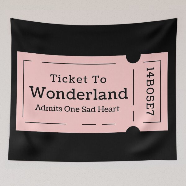 Item preview, Ticket to wonderland - sad soul edition designed and sold by Asraeyla.