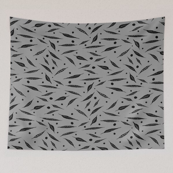 Item preview, Gum Leaf Pattern On Grey Background designed and sold by Zilpa’s Prints.