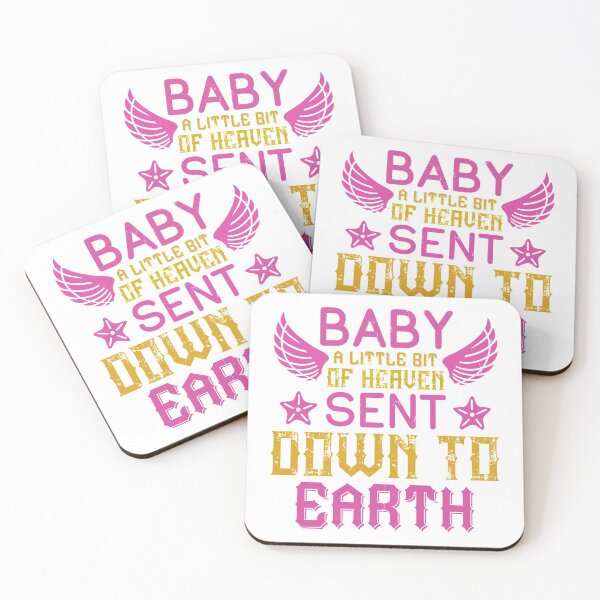 Item preview, Baby A Little Bit Of Heaven Sent Down To Earth  designed and sold by GoodVibeDesign.