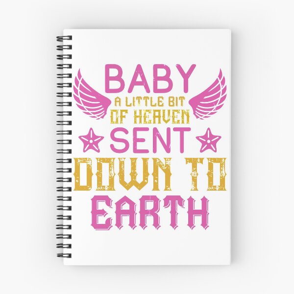 Item preview, Baby A Little Bit Of Heaven Sent Down To Earth  designed and sold by GoodVibeDesign.