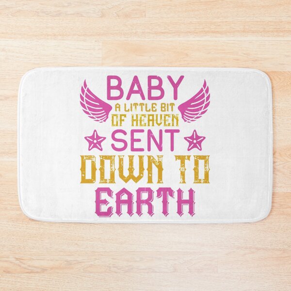 Item preview, Baby A Little Bit Of Heaven Sent Down To Earth  designed and sold by GoodVibeDesign.