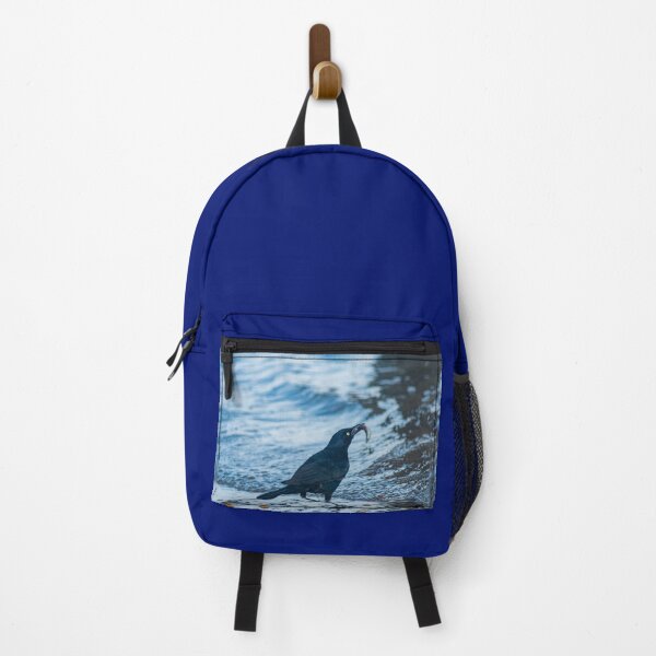 Item preview, Grackle with a Fish designed and sold by KensLensDesigns.