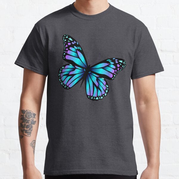 Monarch Butterfly Blue, Purple, Classic T-Shirt
