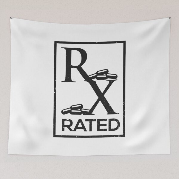 Item preview, RX Rated Pharmacist Pharmacy Technician Chemist Gift designed and sold by haselshirt.