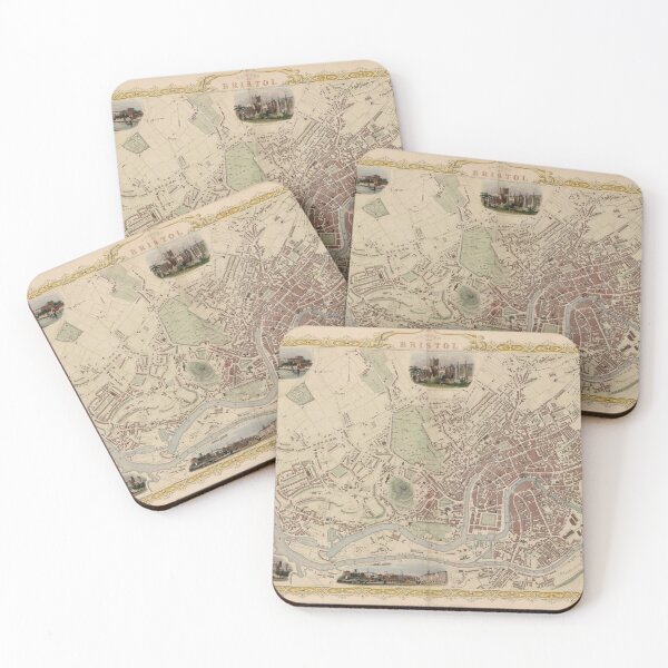 Item preview, Vintage Clifton Bristol England Map (1851) designed and sold by BravuraMedia.