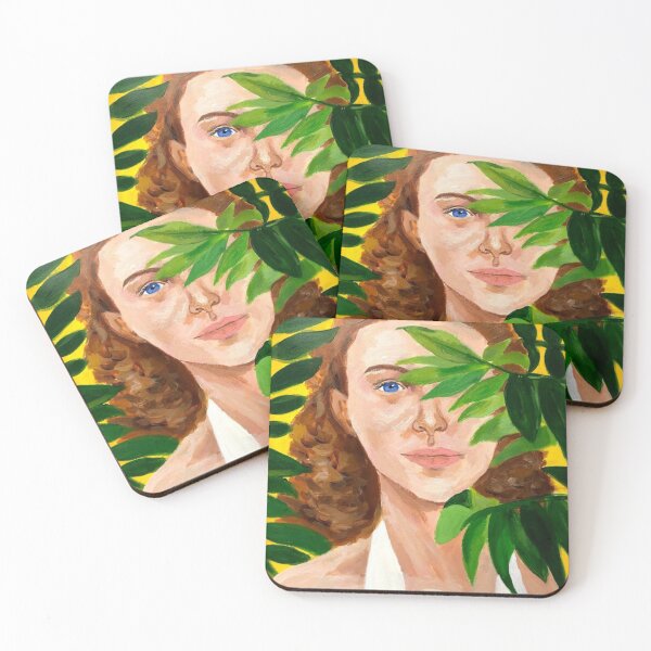 Item preview, Portrait with Leaves, Foliage Background designed and sold by Jude Brzozowski.