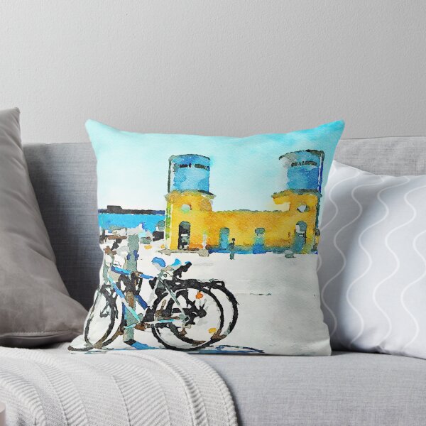 Item preview, Bicycles with old and new railway stations designed and sold by Giuseppe Cocco.