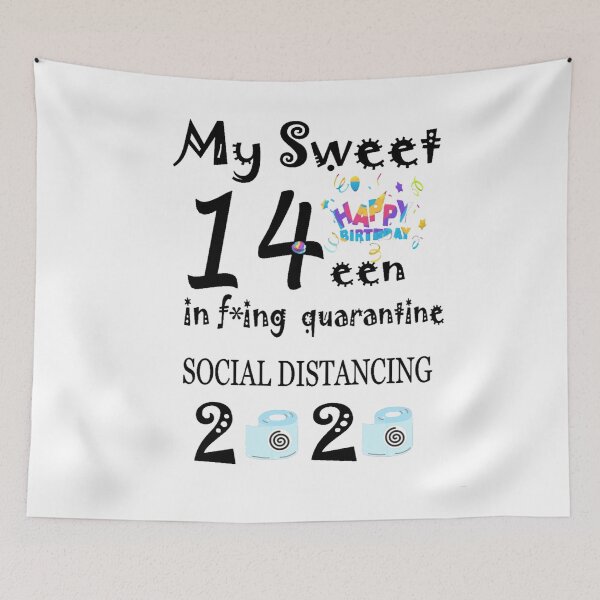 Item preview, My Sweet Fourteenth  Birthday In F*ing Quarantine T- Shirt designed and sold by TeesFashion.