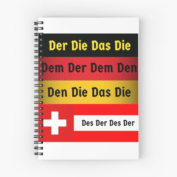 Item preview,  Der Die Das German, Austrian and Swiss Flags Deutsch Definite Article designed and sold by Time4German.