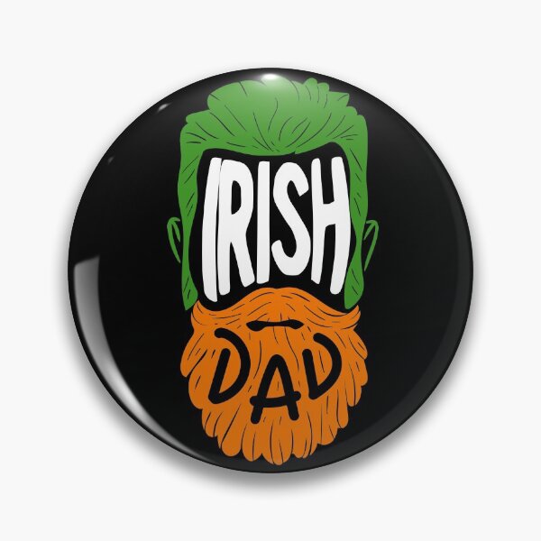Item preview, Irish Dad - Bearded Ireland Father Birthday Gift designed and sold by biNutz.