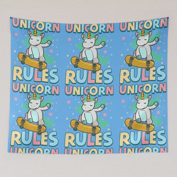 Item preview, Unicorn Rules Skateboard designed and sold by Shellbelle44.