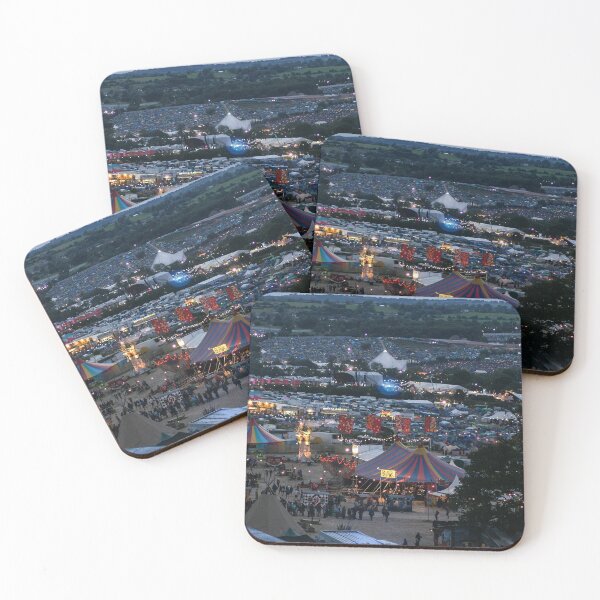 Item preview, Pyramid Stage from Pennards Hill - Dusk designed and sold by Martin Harradine.