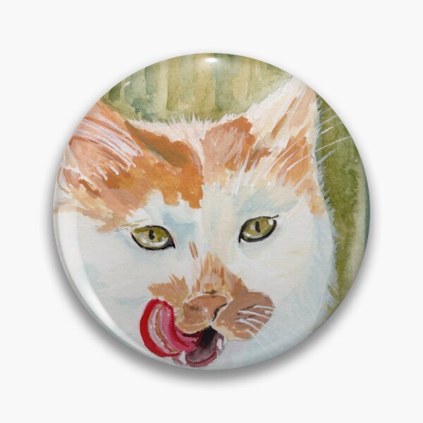 Item preview, OmNomNom Cat - Calico cat licking lips designed and sold by Deromilly.